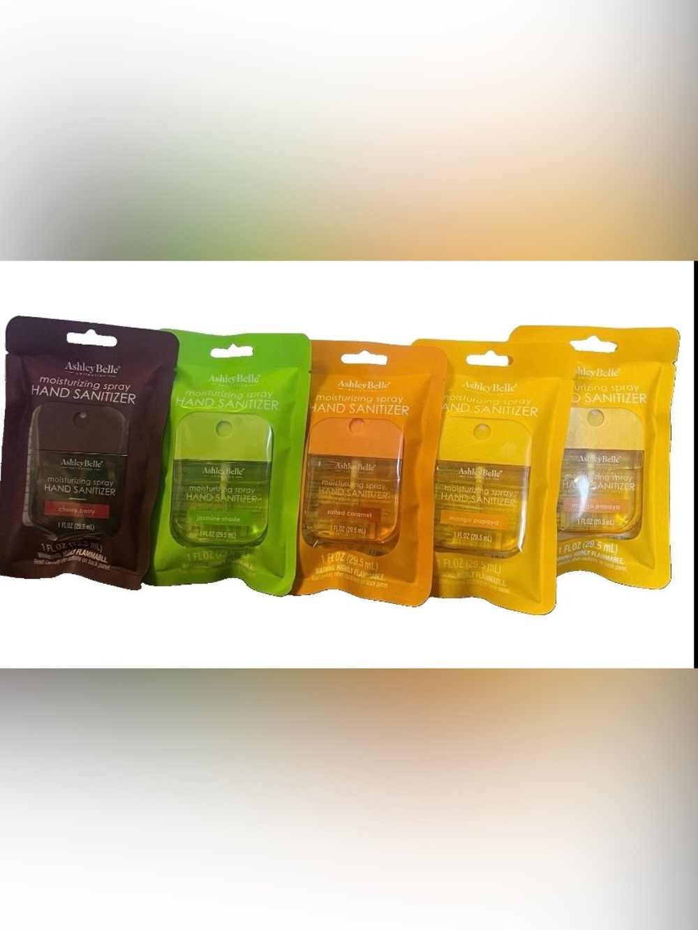 Ashley belle: Moisturizing Spray Hand Sanitizer. Bundle of 5.